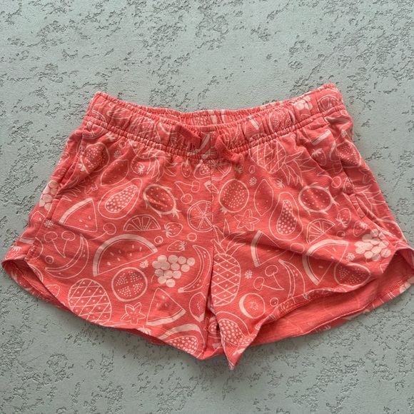 Cat & Jack Girls size L 10/12 orange summer shorts - Picture 1 of 4